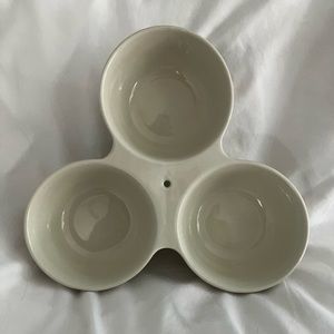 Nora Fleming Triple Dish - NWT